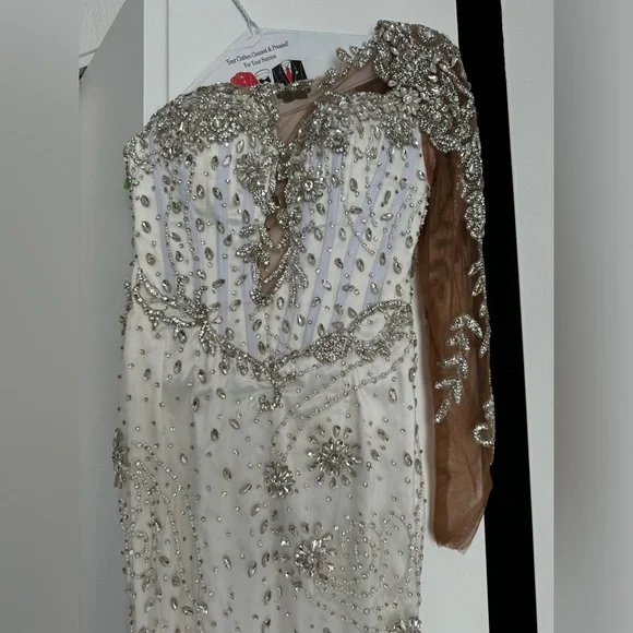 Custom Made Wedding Reception Dress. Great for Proms, Weddings, Events, Etc - Picture 3 of 11